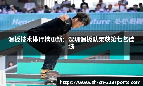 滑板技术排行榜更新:深圳滑板队荣获第七名佳绩